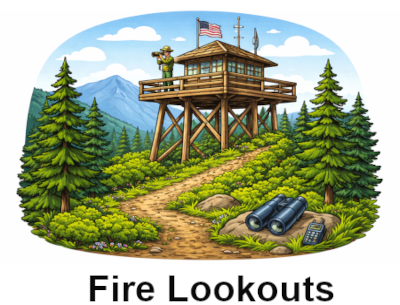 GROOM fire lookout locations