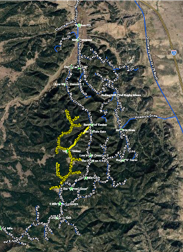 Map for Work Order 345
