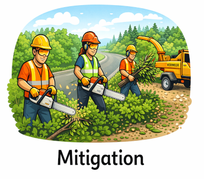 GROOM wildfire mitigation